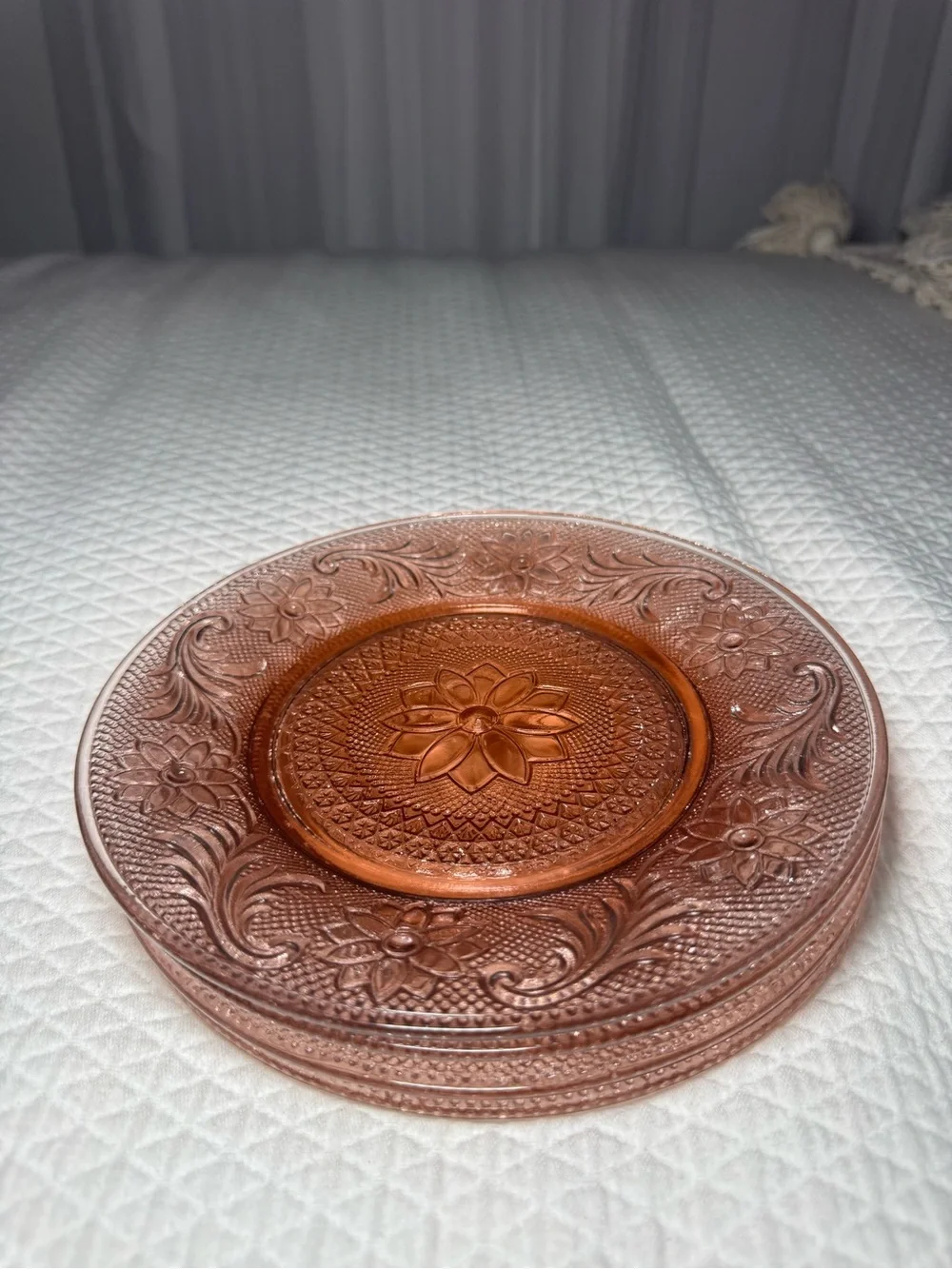 Indiana Glass features ornate